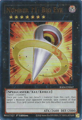 Number 11: Big Eye - RA04-EN062 -(UR) Ultra Rare - 1st Edition